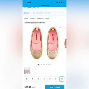 Toddler Ellaria Ballet Flats